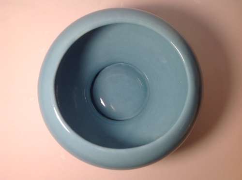 VINTAGE LUCIA WARE CERAMIC VASES SET OF 3 LOT 17