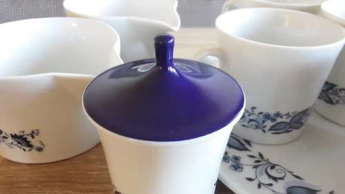 50% OFF LOT 88: 11 PIECE FINE CHINA TEA SET BY HUGUENOT + FREE GIFT