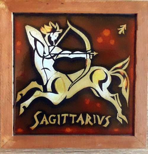 VINTAGE LIEBERMANN ZODIAC TILES X 5 + FREE GIFT