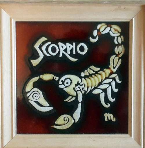VINTAGE LIEBERMANN ZODIAC TILES X 5 + FREE GIFT
