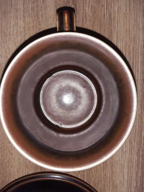 LOT 95: VINTAGE MID CENTURY ARABIA OF FINLAND 7 PIECE COFFEE SET