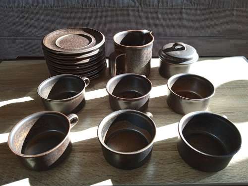 ARABIA OF FINLAND RUSKA TEA SET