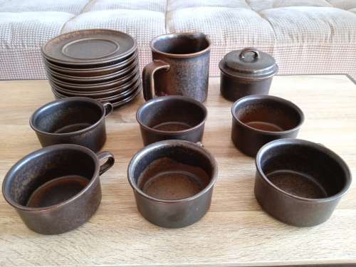 ARABIA OF FINLAND RUSKA TEA SET