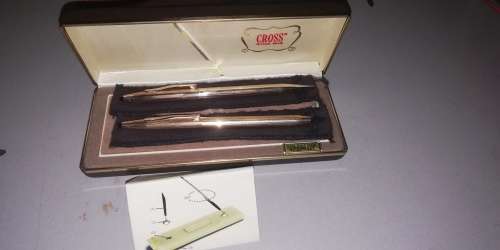 Cross 14kt gold filled pen pencil