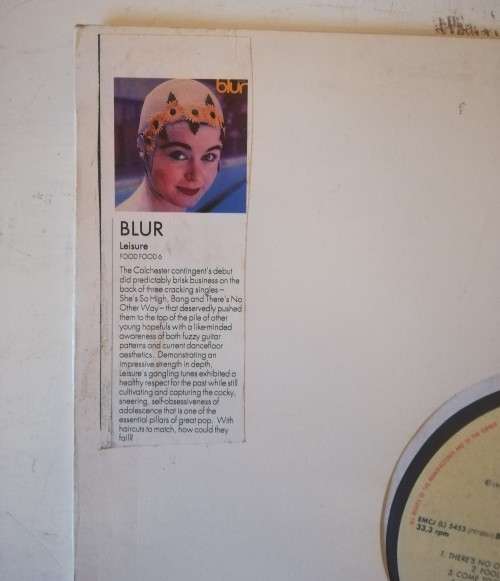 BLUR - LEISURE VG+/VG+