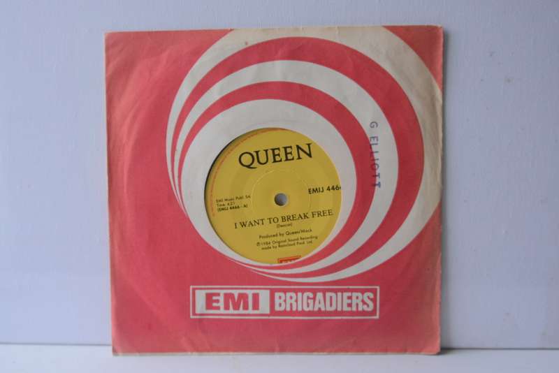 QUEEN - I WANT TO BREAK FREE - MACHINES - VG+/VG+