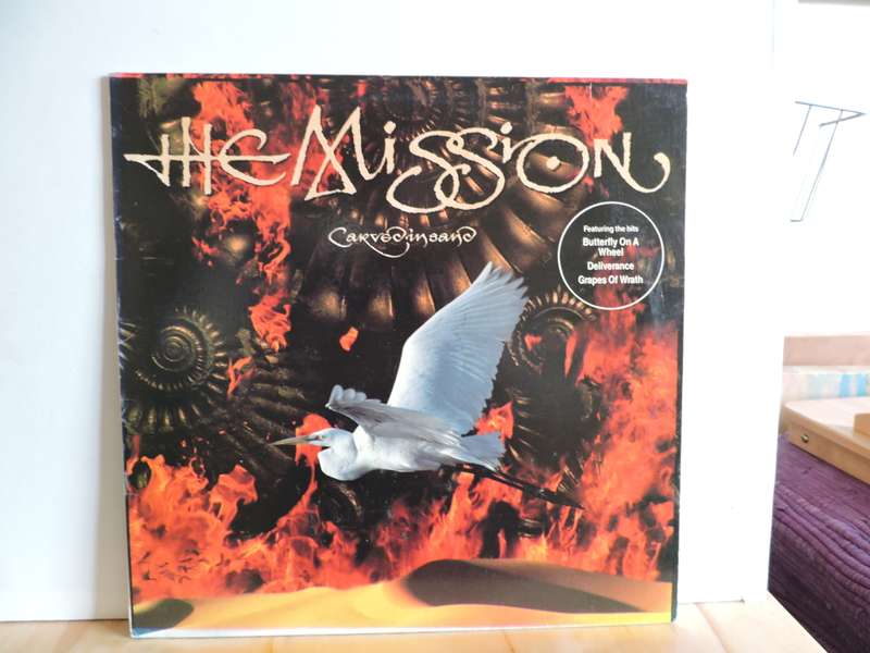 THE MISSION - CARVED IN SAND - VG+/EX-