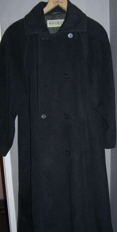 ***SEXY CHARCOAL MOHAIR & WOOL LADIES COAT***
