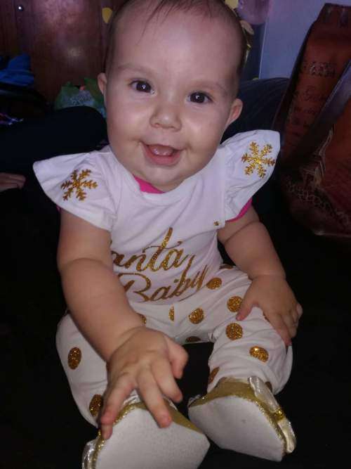SANTA BABY GIRL OUTFIT