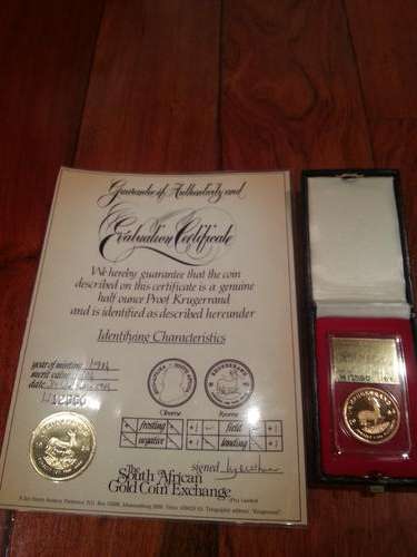 Half Ounce Proof Kruger Rand