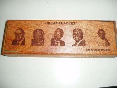 Coin wooden box (5 X 1oz coins)