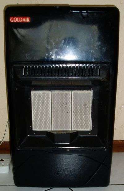 GoldAir Gas Heater & Gas Container