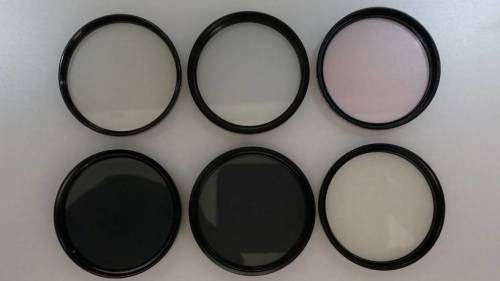 6 Various filters for 49mm - Late listing