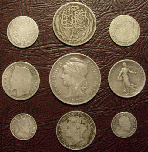 Old world silver lot - more than 1 ounce pure silver