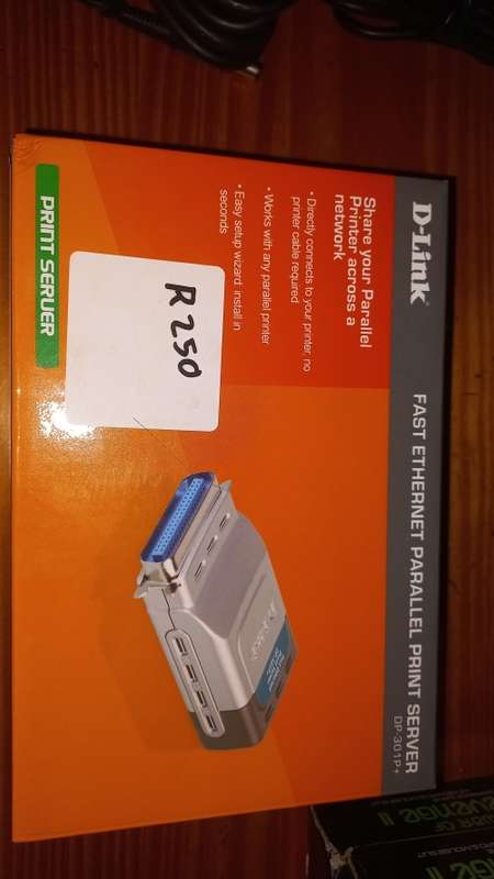 D-link fast ethernet parallel print server