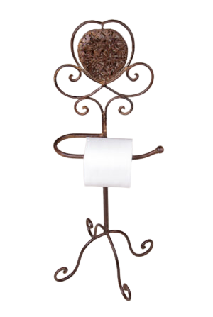 Toilet Roll Holder Stand Rust