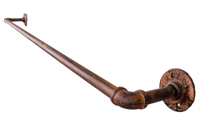 Towel Rack Large Rust