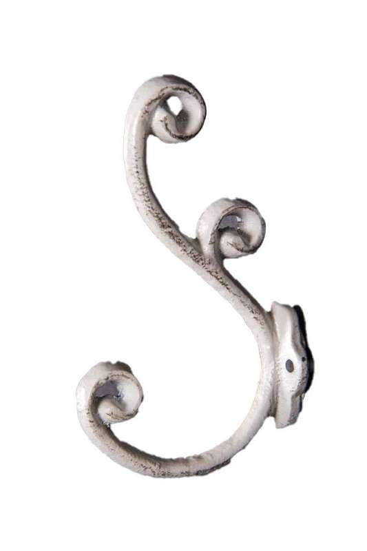 Double Hook Large Antique White