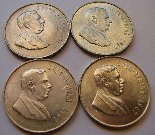 1967 R1 CIRCULATION COIN - CRAZY SALE X 4 COIN LOT