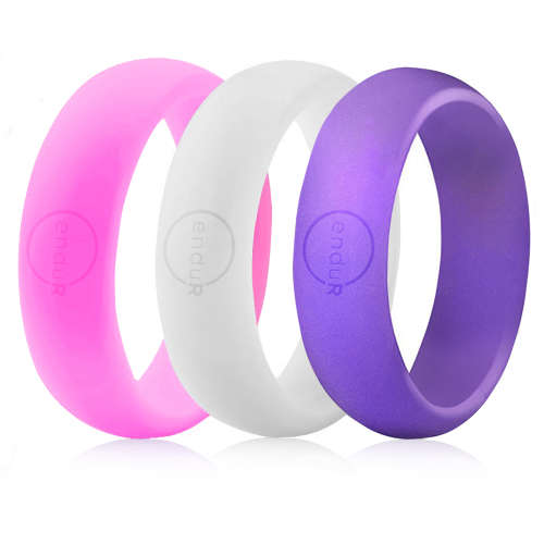 Enduring Silicone Wedding Ring - 3 Pack