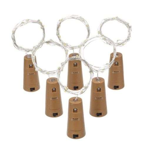 Lumina Bottle Fairy Lights with Cork 6 Set