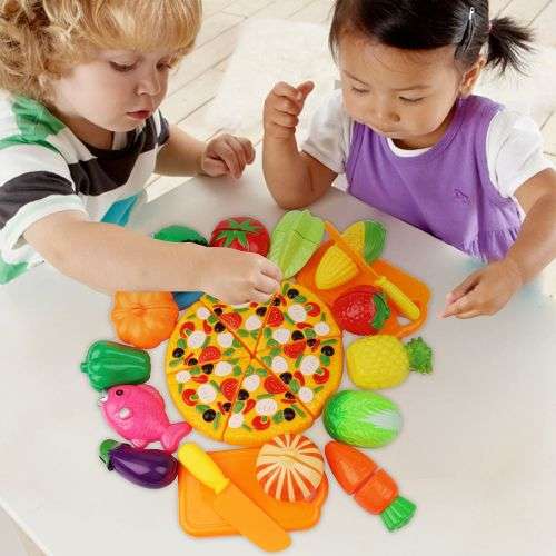 JuniorFX Fruit and Vegetable Grocery Basket Set