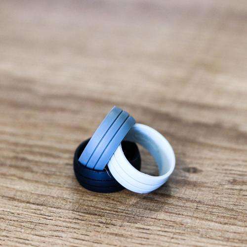 Enduring Silicone Band Double Stripe - 3 pack
