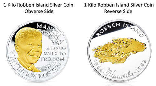 Mandela Robben Island Silver Kilo