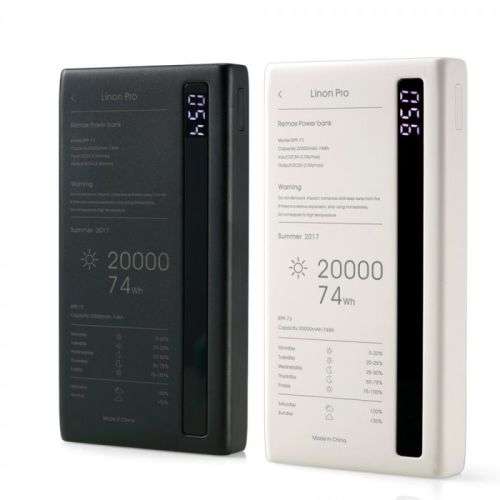 Linon Pro Power Bank 20000 mAh