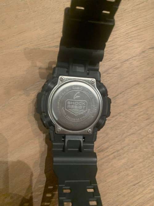Casio G-Shock Digital Quartz Grey Camo Resin, mens watch