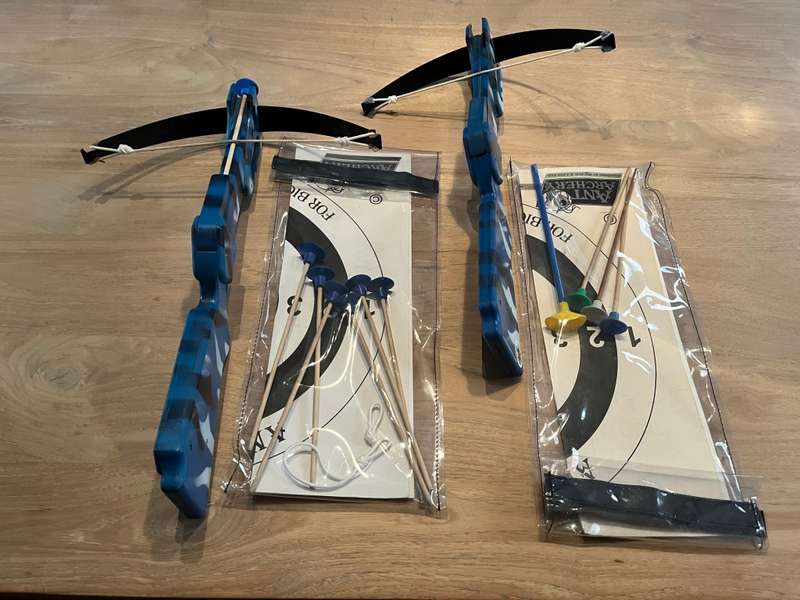 Cross bow sets (4) for kids (ages 6-12)