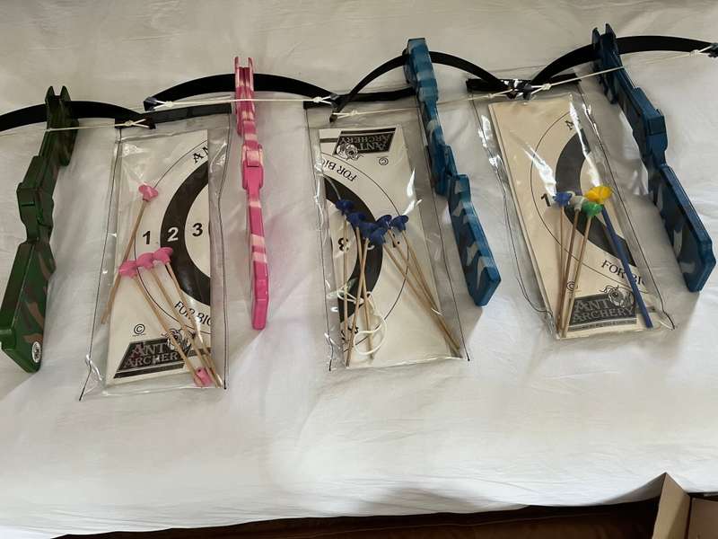 Cross bow sets (4) for kids (ages 6-12)