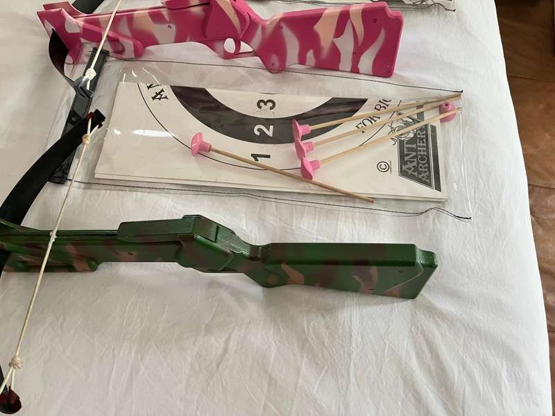 Cross bow sets (4) for kids (ages 6-12)