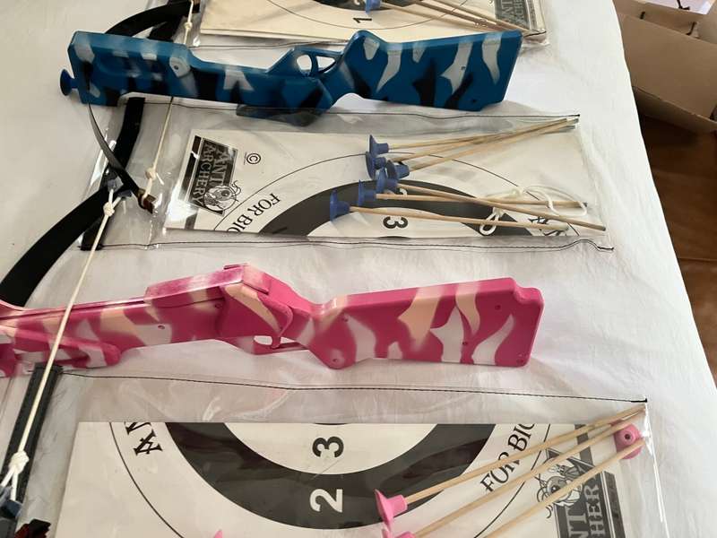 Cross bow sets (4) for kids (ages 6-12)