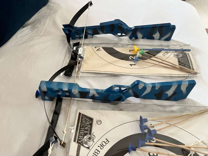 Cross bow sets (4) for kids (ages 6-12)