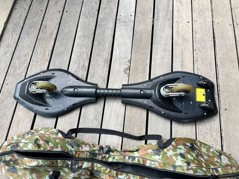 J Board plus protective gear (knees, elbows, etc.)