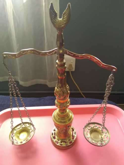 VINTAGE BRASS SCALE