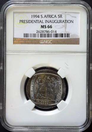 1994 SA 5R Presidential Inauguration MS 66
