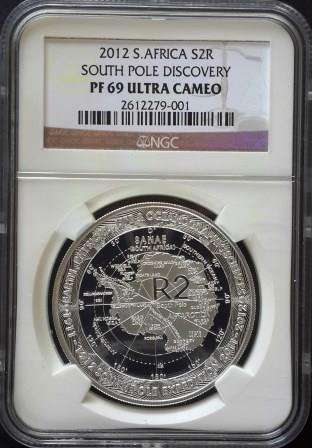 2012 S. Africa S2R South Pole Discovery PF 69 Ultra Cameo