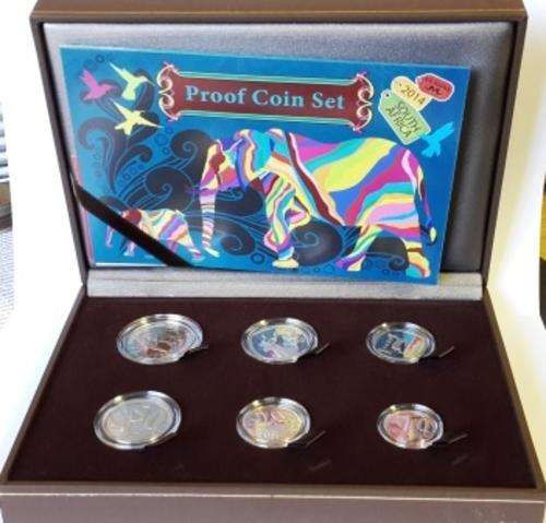 2014 Proof Coin Set in SA Mint Display Box
