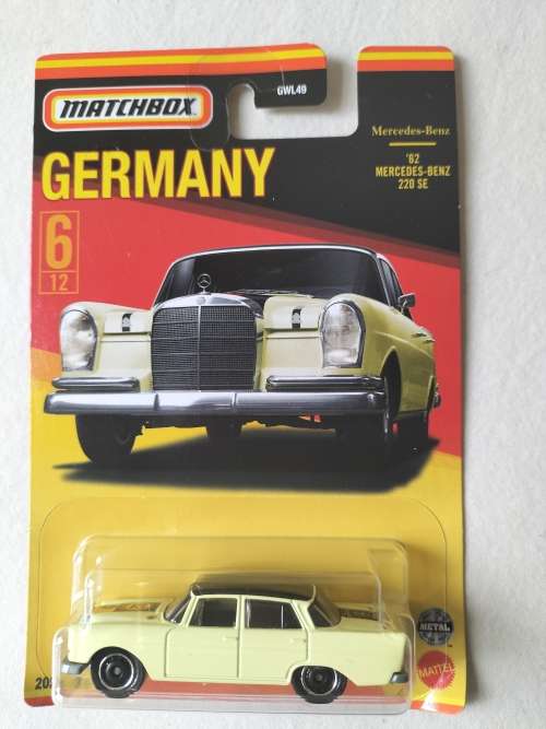 Matchbox 1962 Mercedes Benz 220 SE