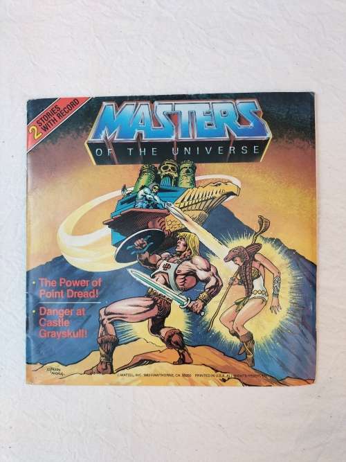 Masters of the Universe record with booklet