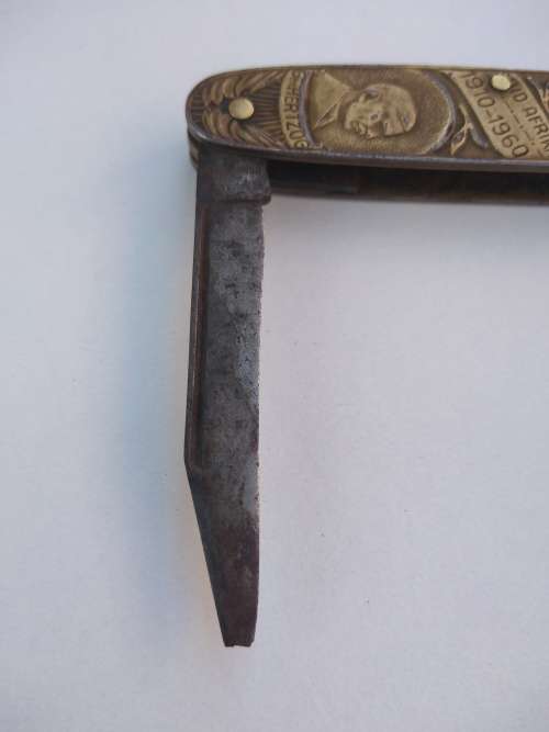 Brass pocket knife