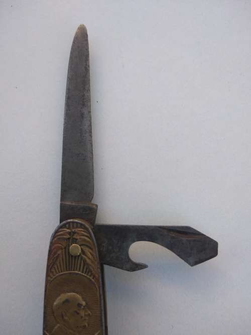 Brass pocket knife
