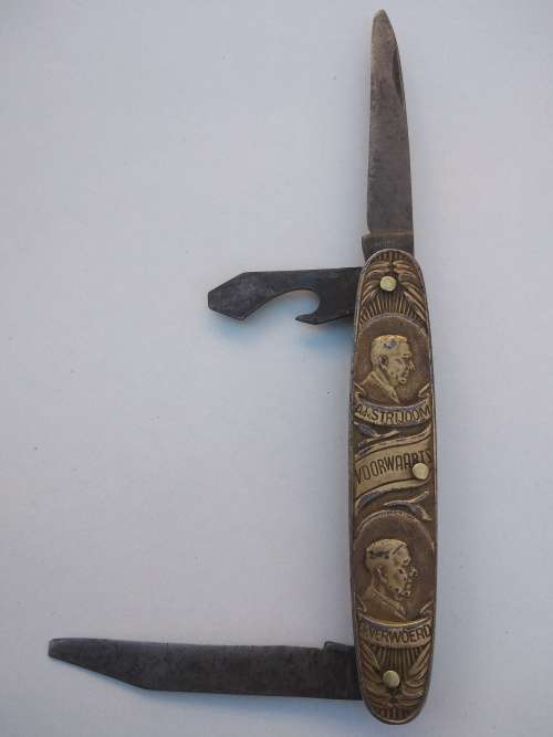 Brass pocket knife