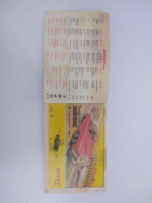Dinky toys pocket size booklet