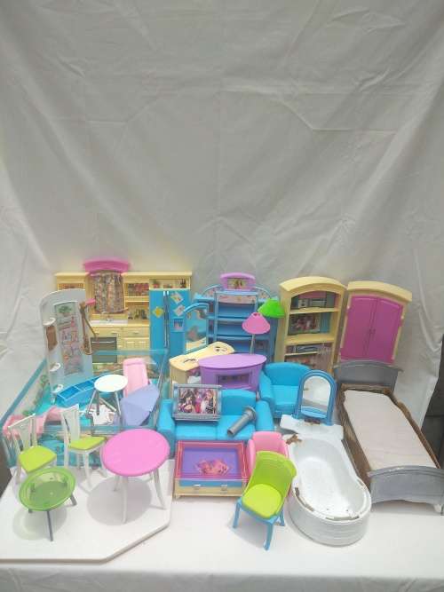 Barbie collection of dolls, furniture and accessories