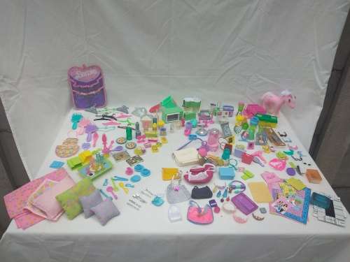 Barbie collection of dolls, furniture and accessories