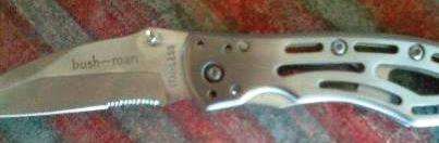 Bush~man Stainless Steel Locking Folder