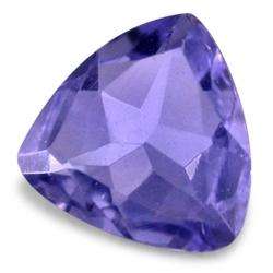TANZANITE - VIOLET BLUE TRILLIANT FACET - 0.14cts